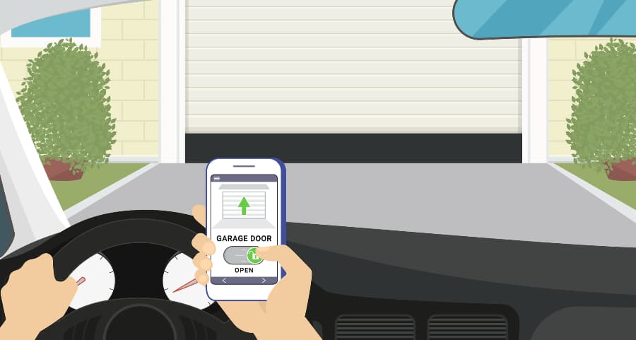 Garage door automation tips for Champaign