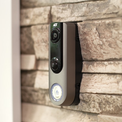 Champaign doorbell security camera